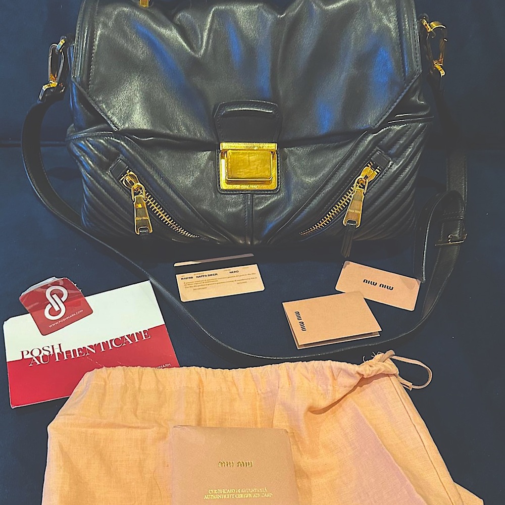 Black Friday Price Miu Miu 100% Authentic Large 3… - image 1